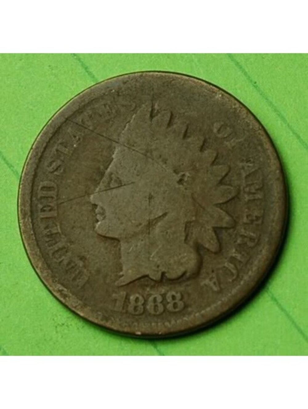 X30 1868 Indian Head Cent Penny 1c - Check Out Our eBay Store - old coin money
